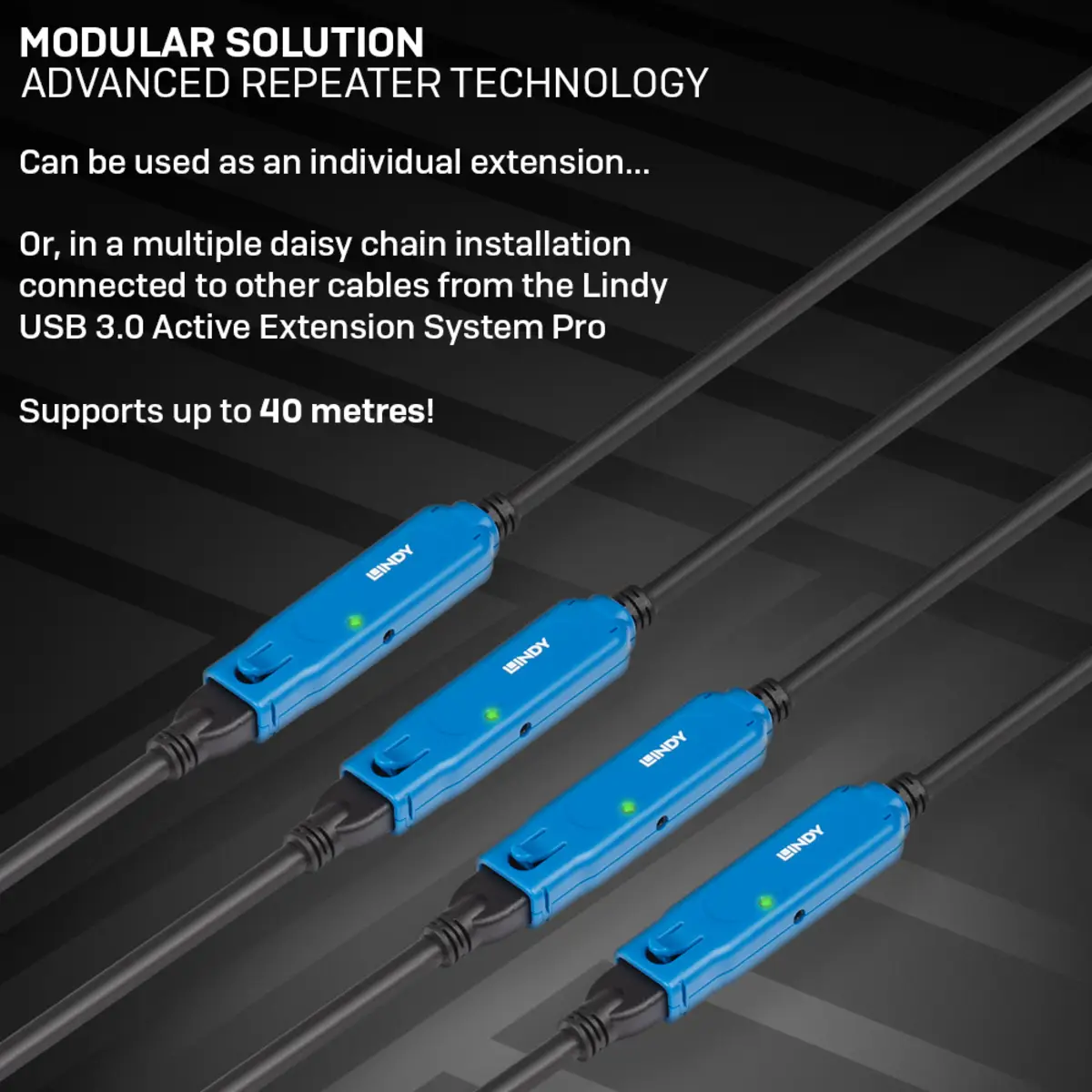 USB 3.0 Active Extension Cable Pro USB-E