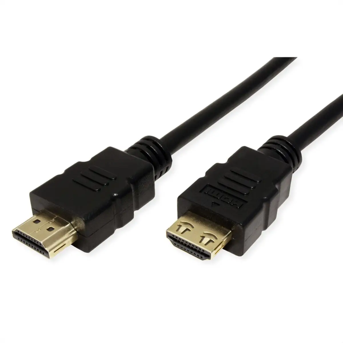 HDMI mit Ethernetkabel Stecker/Stecker Schwarz 1m