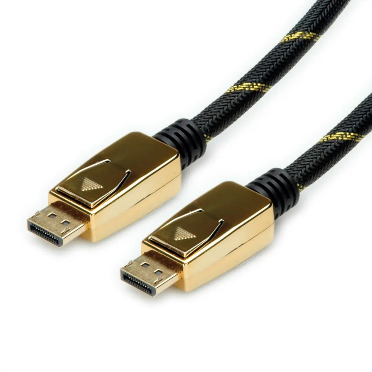 GOLD DisplayPort Kabel Stecker/Stecker Schwarz 2m