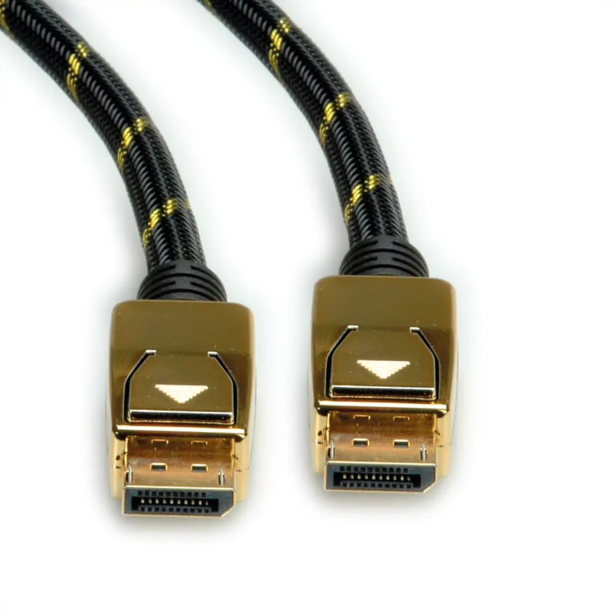 GOLD DisplayPort Kabel Stecker/Stecker Schwarz 2m