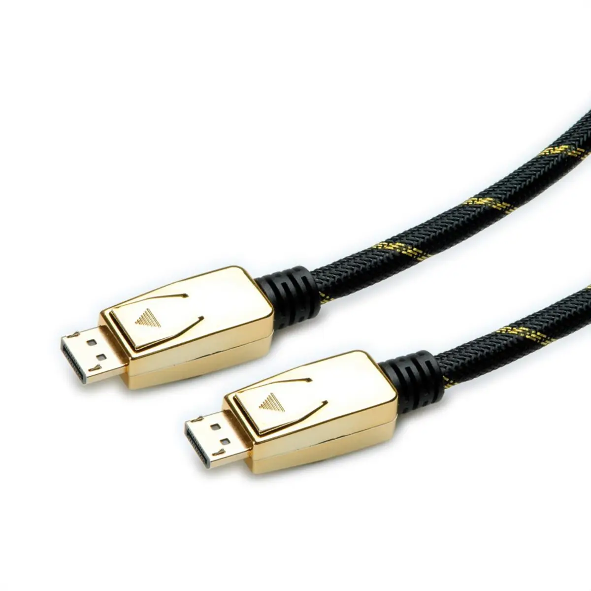 GOLD DisplayPort Kabel Stecker/Stecker Schwarz 2m