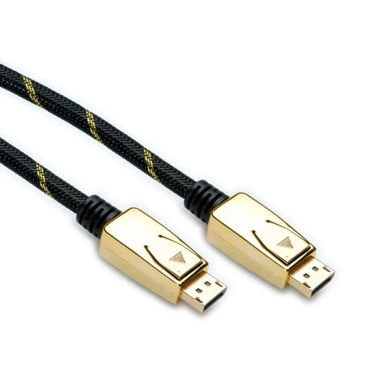 GOLD DisplayPort Kabel Stecker/Stecker Schwarz 2m