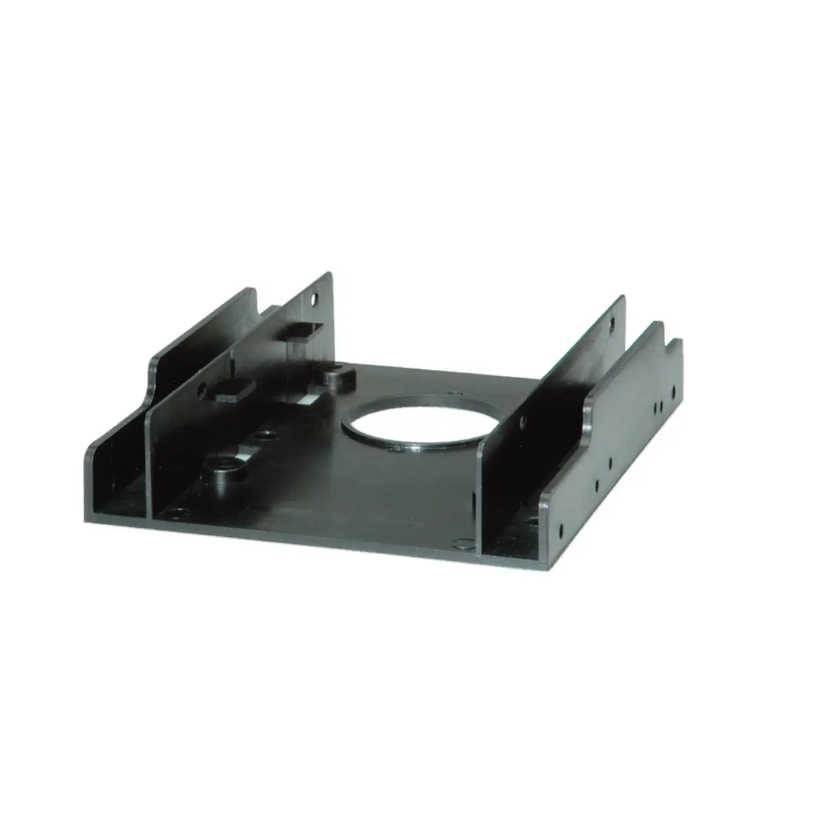 Montageadapter 3 5 Zoll Rahmen für 2x 2.5 HDD Schwarz