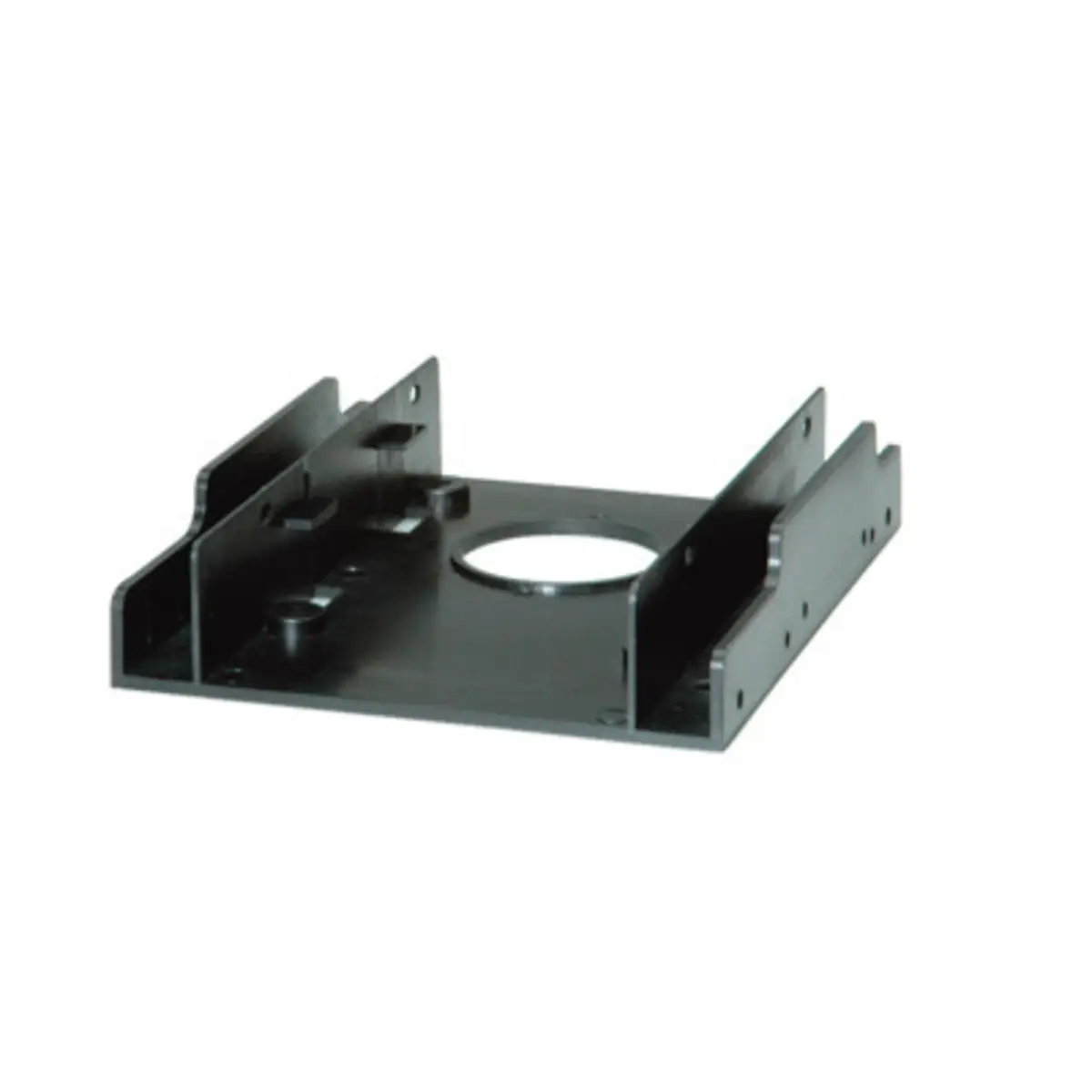 Montageadapter 3 5 Zoll Rahmen für 2x 2.5 HDD Schwarz