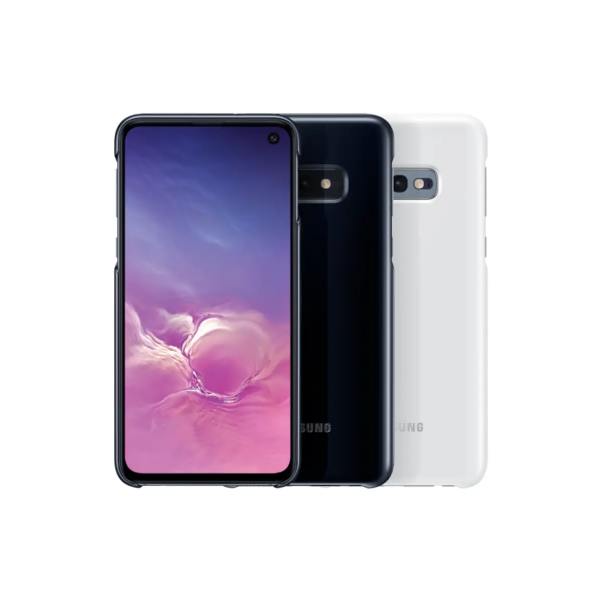 LED Cover für Galaxy S10e Weiß
