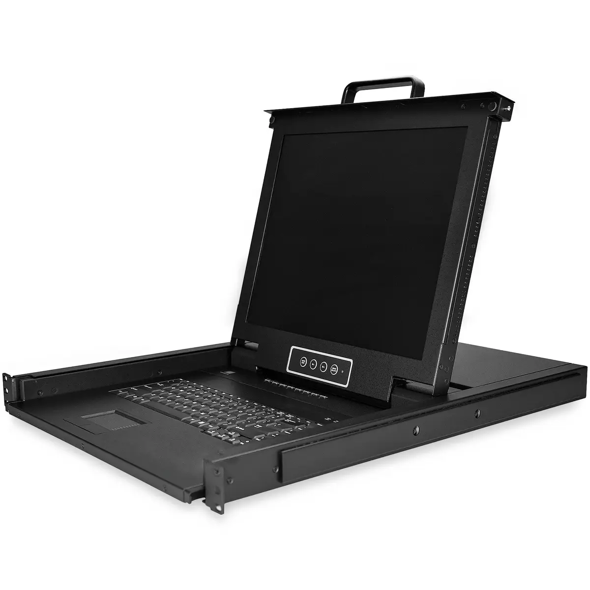 KVM Konsole für Server Racks 43,2cm (17") 8 Ports mit Einbaufähig