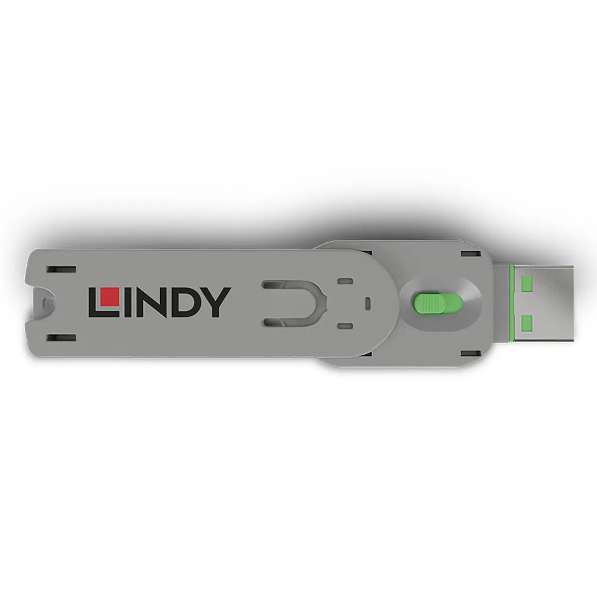 Schlüssel für USB Port Schloss Grün