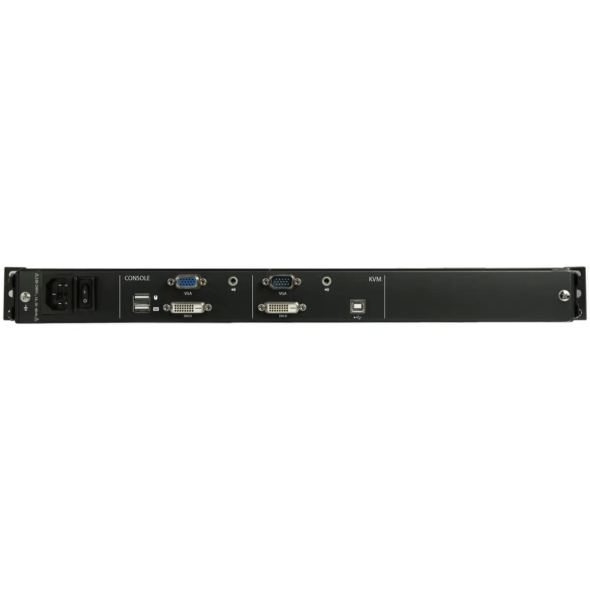 KVM Konsole für Server Racks 43,2cm (17") HD Einbaufähig