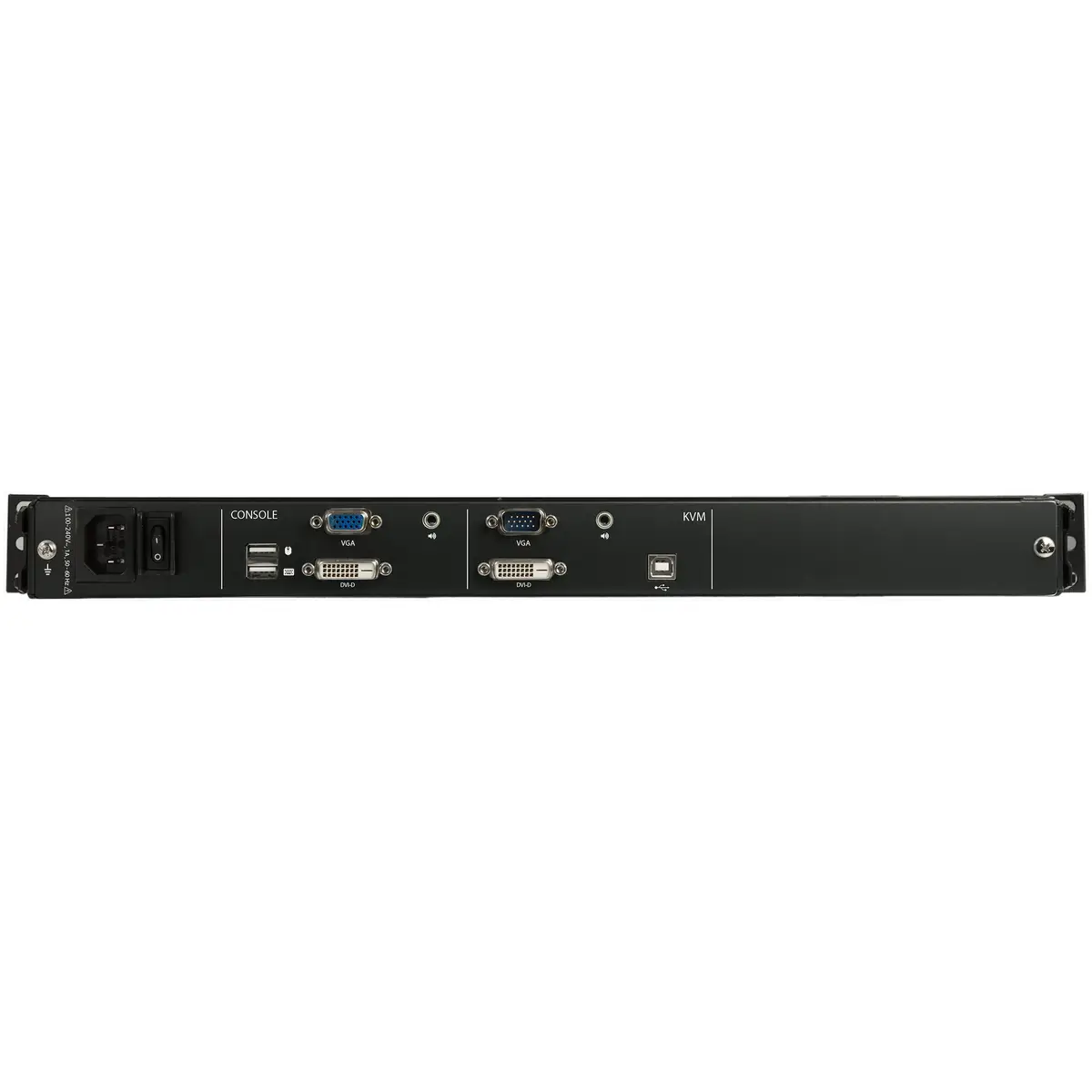 KVM Konsole für Server Racks 43,2cm (17") HD Einbaufähig