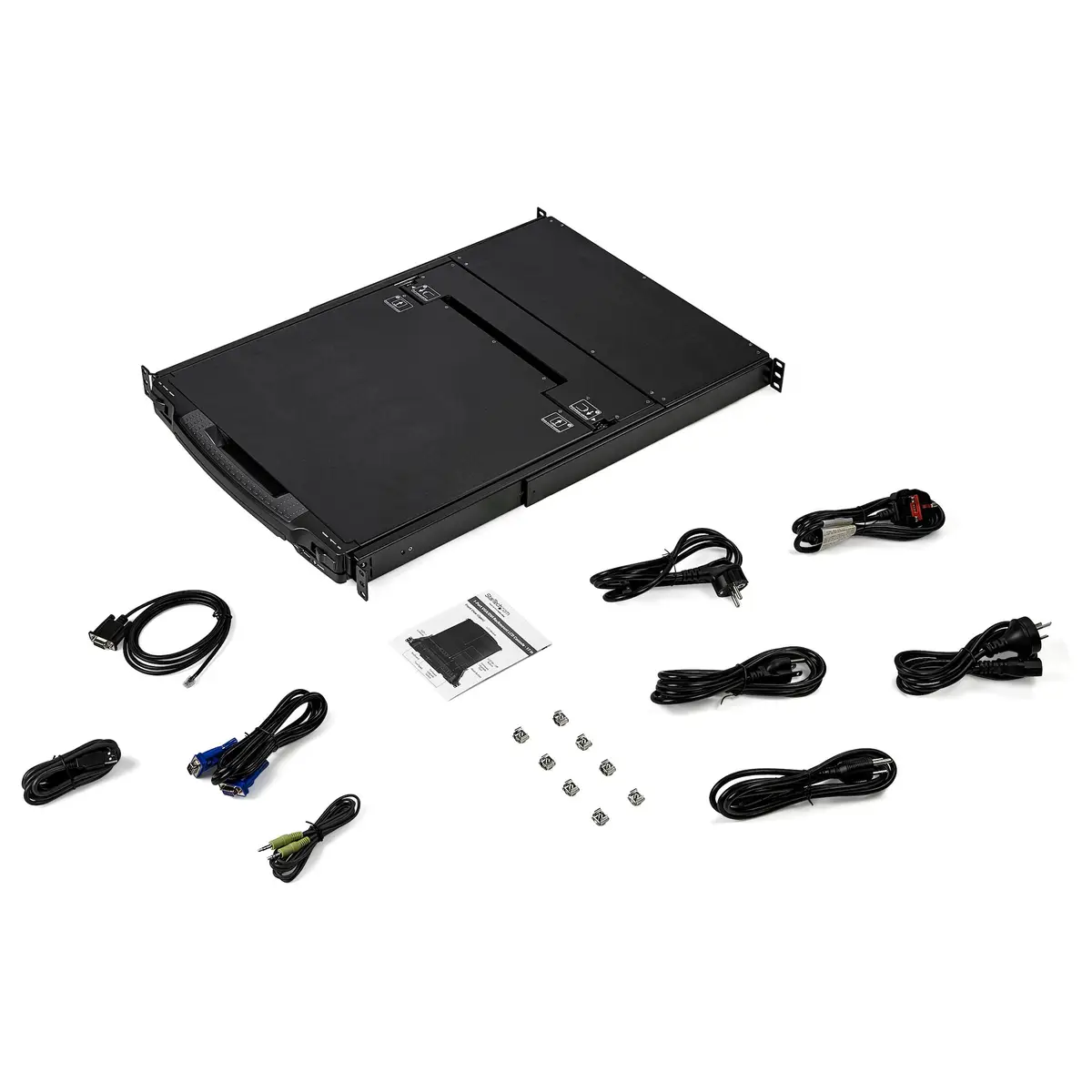 KVM Konsole für Server Racks 43,2cm (17") HD Einbaufähig