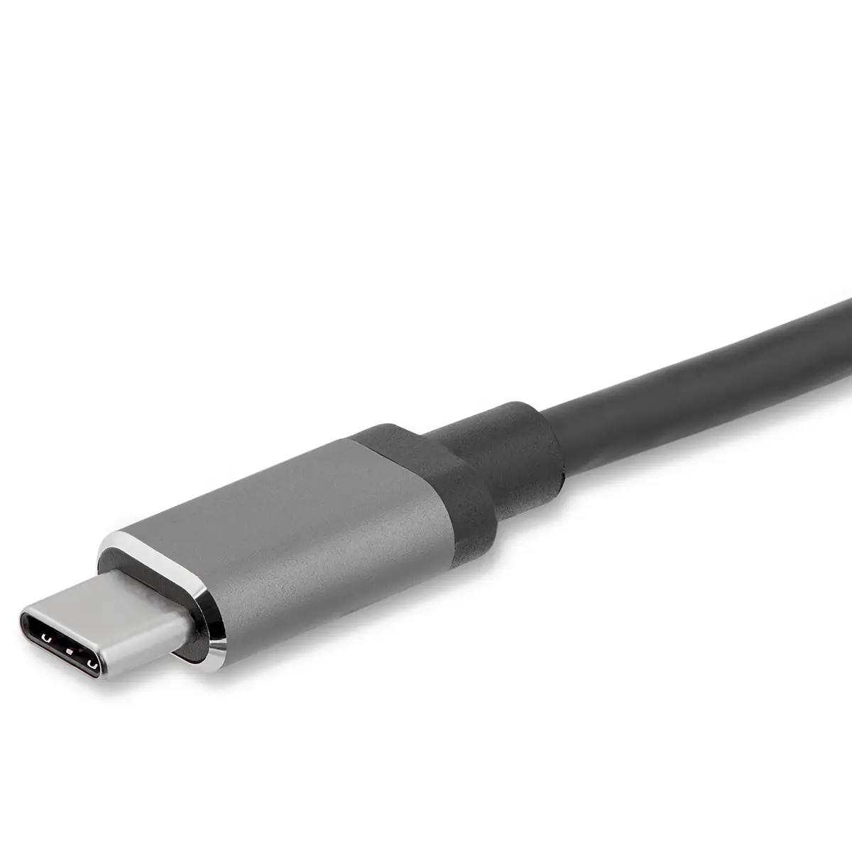 USB-C auf VGA/HDMI Adapter Schiefergrau