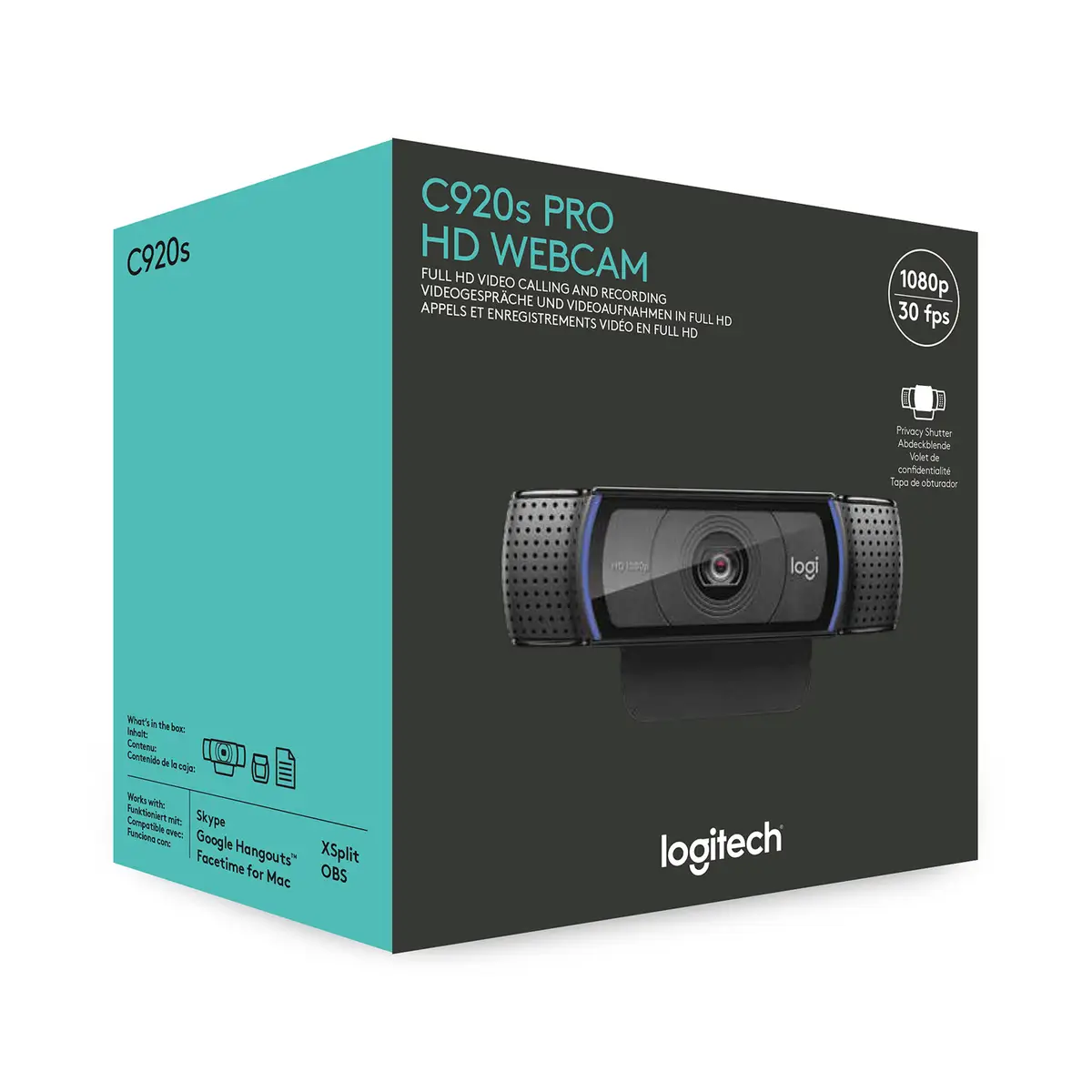 HD Pro Webcam C920S Farbe 1920x1080 Audi