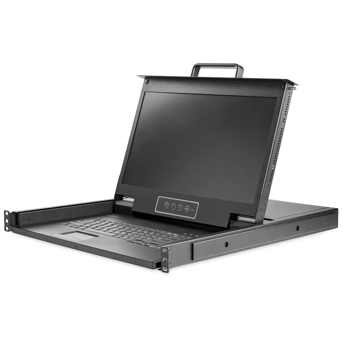 1 HE KVM Konsole für Server Racks 17,3" 1080p HD