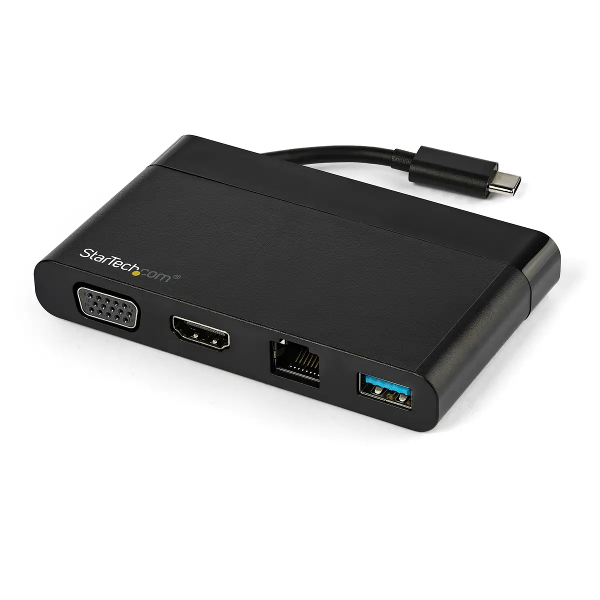 USB-C Multiport Adapter mit HDMI und VGA USB-A/VGA/HDMI/GigE