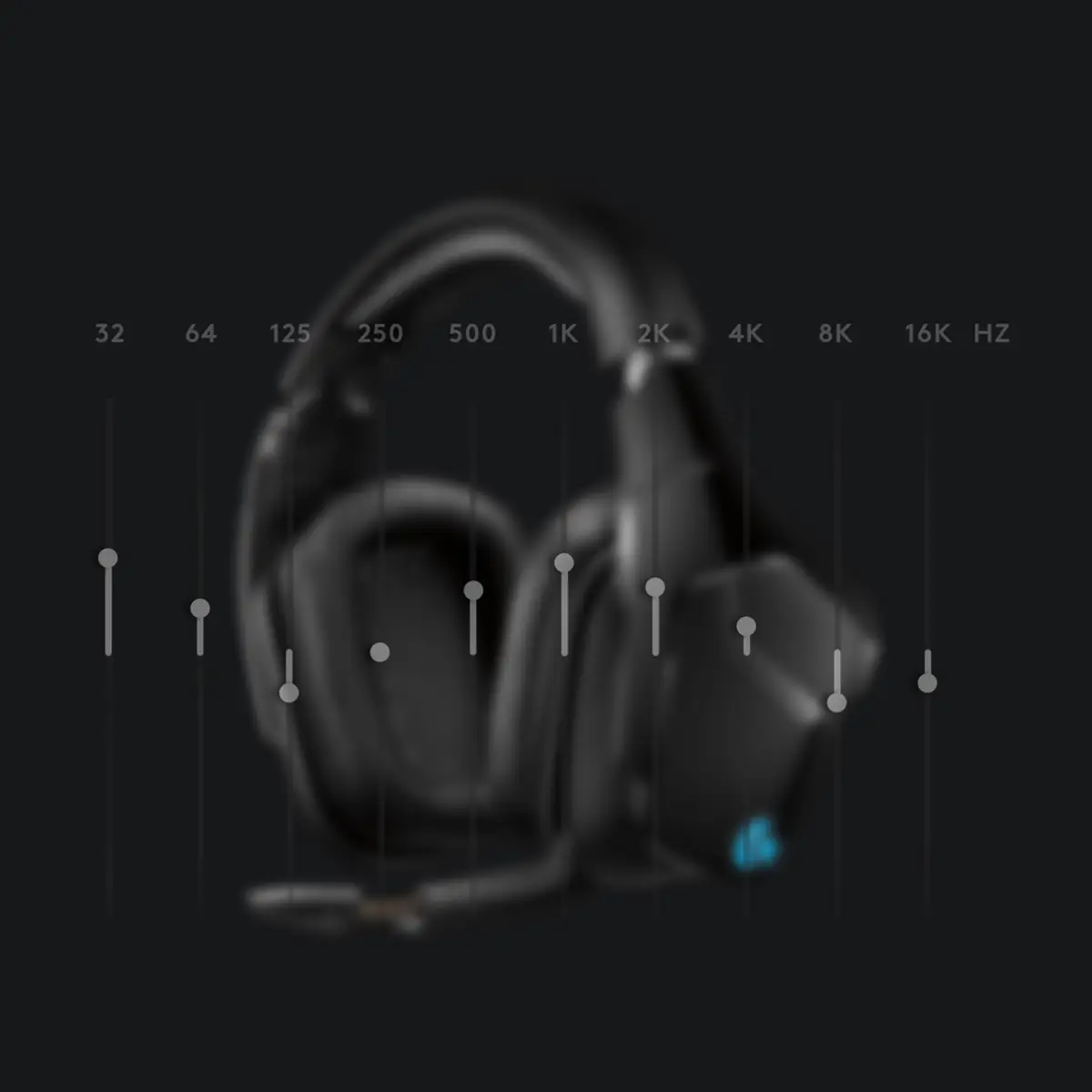 Gaming Headset G935 Headset 7.1-Kanal ohrumschließend 2,4 GHz kabellos 3,5 mm Stecker Schwarz