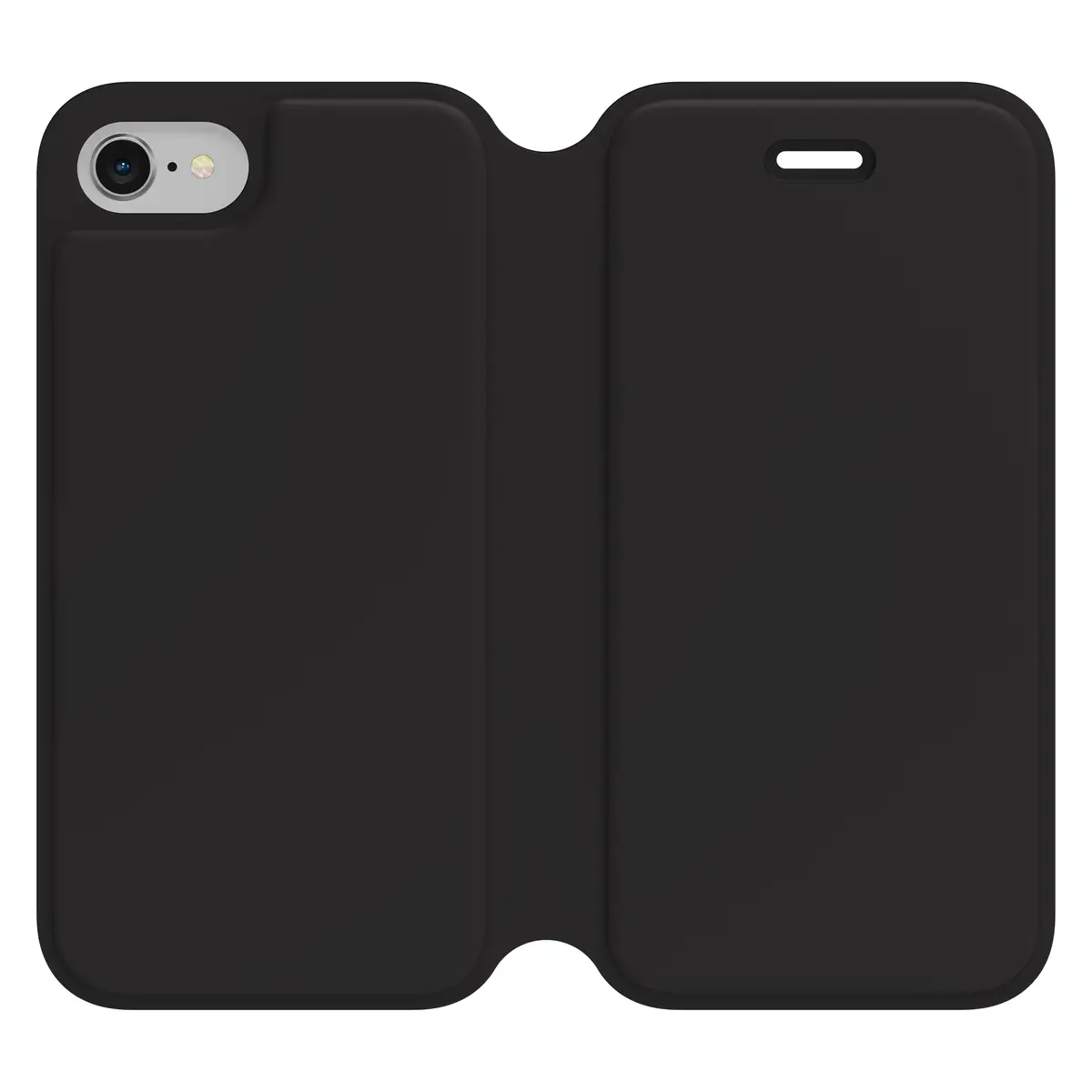 Strada Series Flip-Hülle für Mobiltelefon Polyurethan Polycarbonat Kunstfaser Schwarz