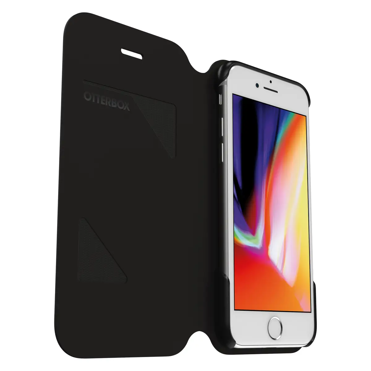 Strada Series Flip-Hülle für Mobiltelefon Polyurethan Polycarbonat Kunstfaser Schwarz
