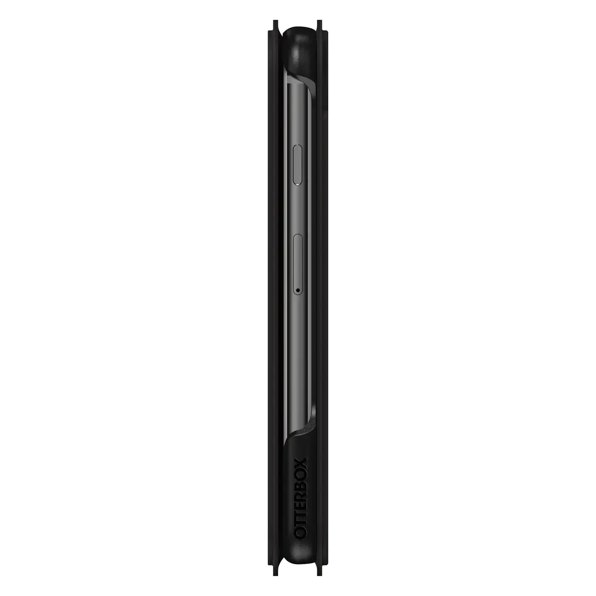 Strada Series Flip-Hülle für Mobiltelefon Polyurethan Polycarbonat Kunstfaser Schwarz