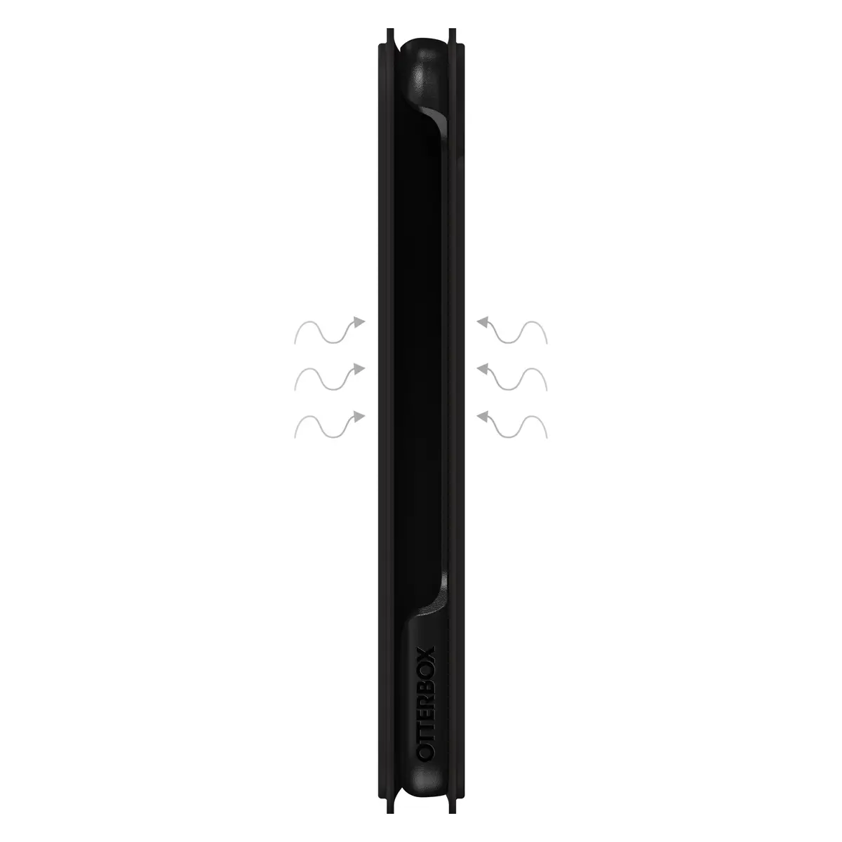 Strada Series Flip-Hülle für Mobiltelefon Polyurethan Polycarbonat Kunstfaser Schwarz