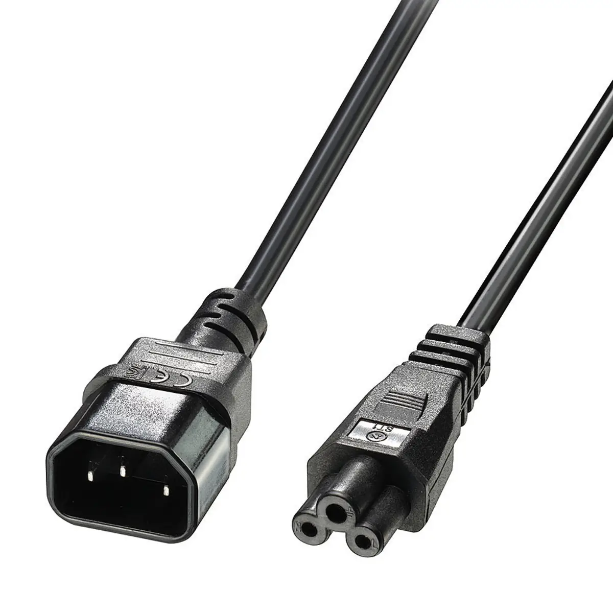 IEC C14 an IEC C5 Netzkabel 3m