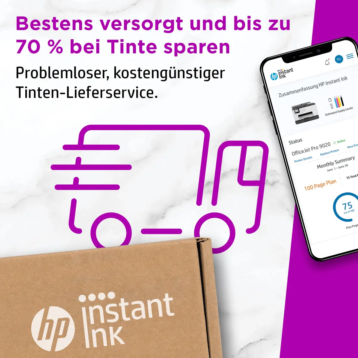 3JA24AE#BGX Tintenpatrone ca. 700 Seiten Magenta