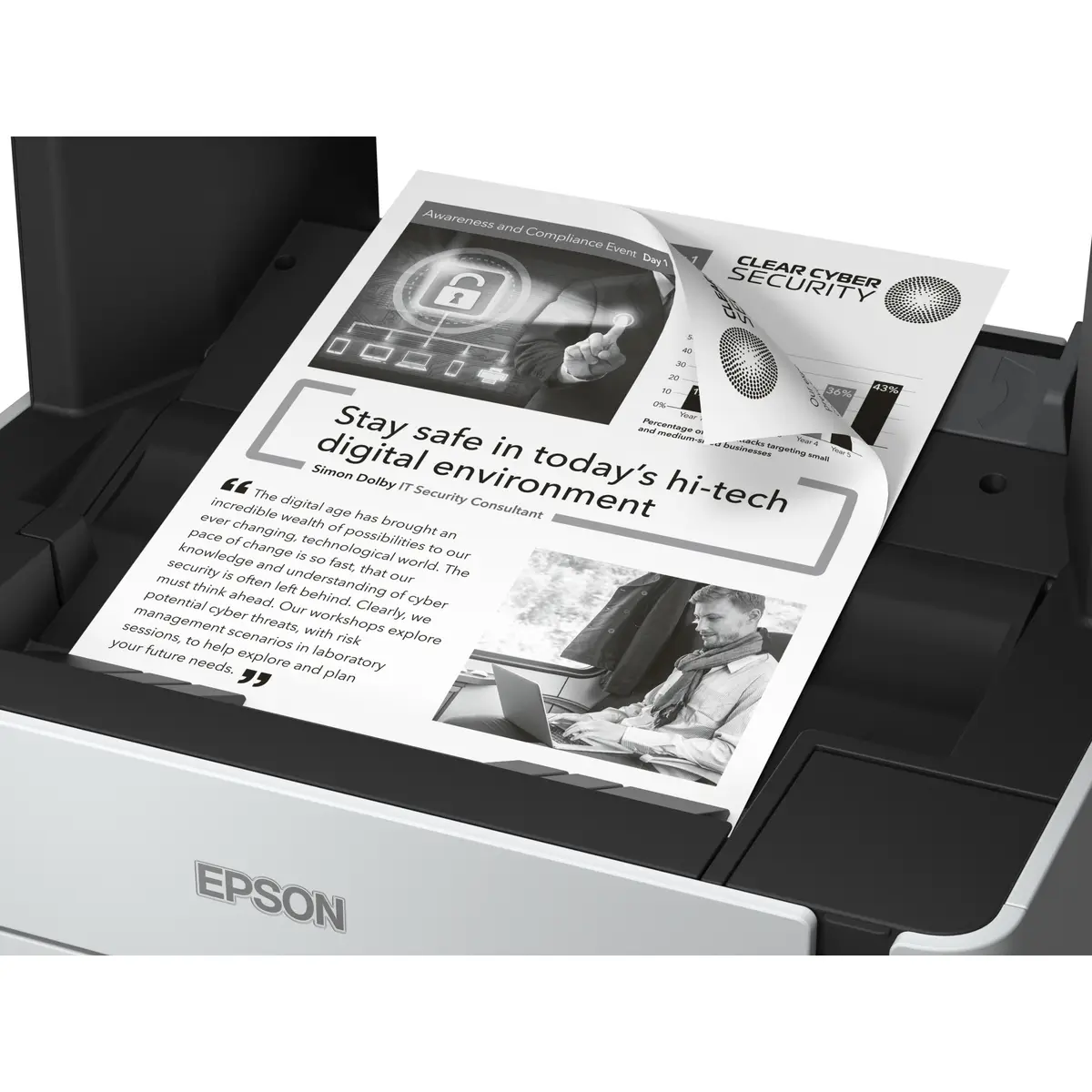 EcoTank ET-M2170 A4 All-in-One Drucker/Scanner/Kopierer s/w Tintenstrahldrucker Duplex