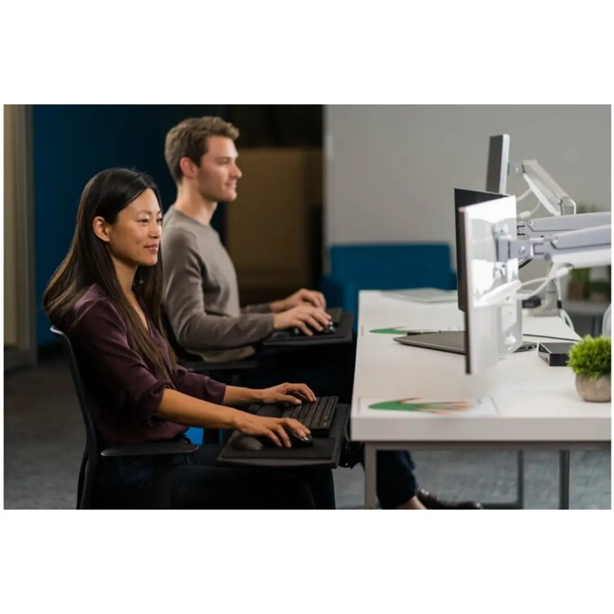 SmartFit One-Touch Dual Monitorarm
