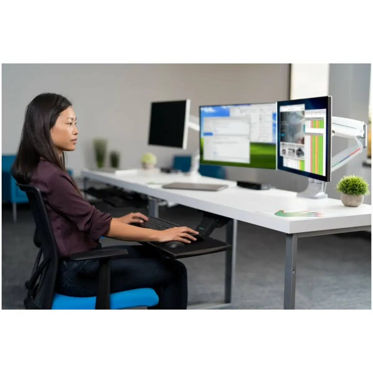 SmartFit One-Touch Dual Monitorarm
