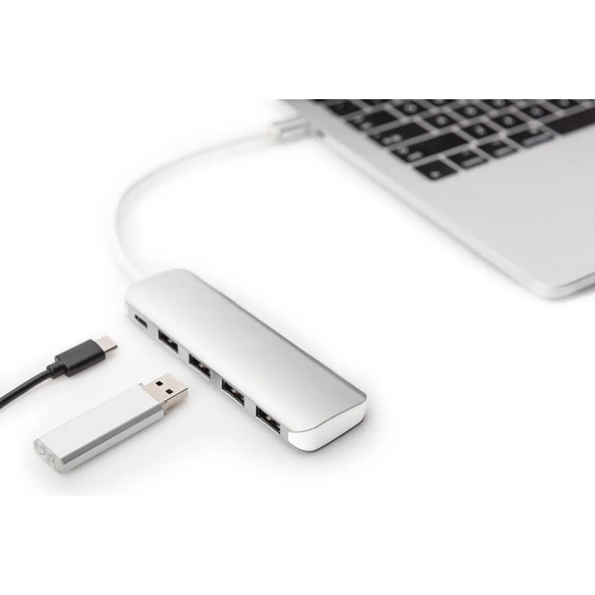 USB Type-C 4-Port Hub (USB 3.0) + PD