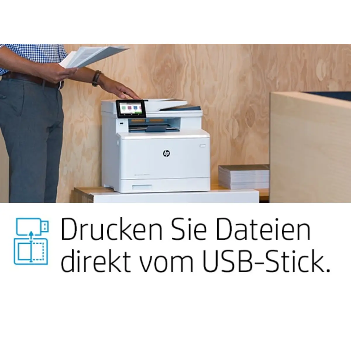 Color LaserJet Pro M479fdw A4 All-in-One Drucker/Kopierer/Scanner/Fax Laserdruck