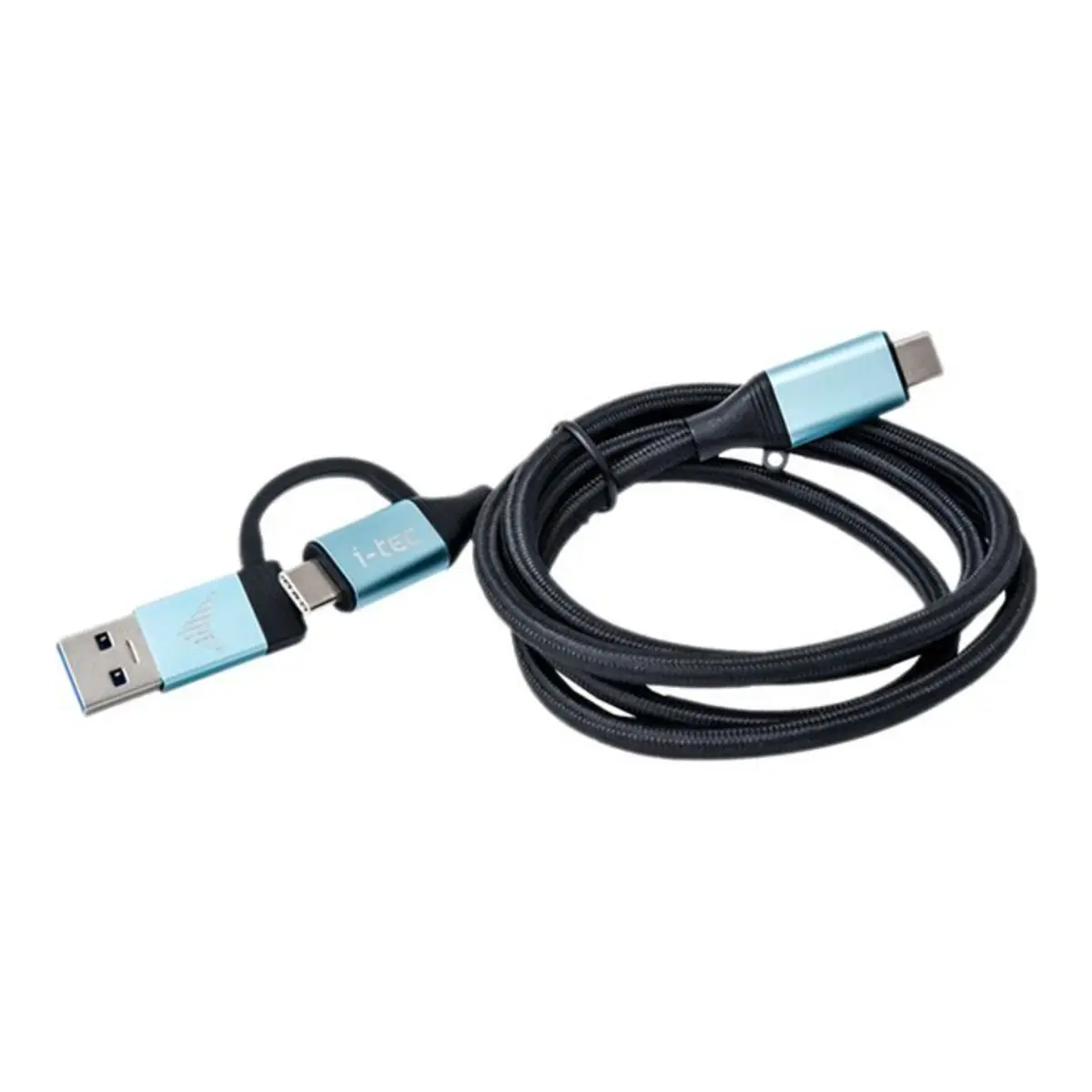 i-tec Adapterkabel USB-C/USB-C Stecker/Stecker Schwarz 1m