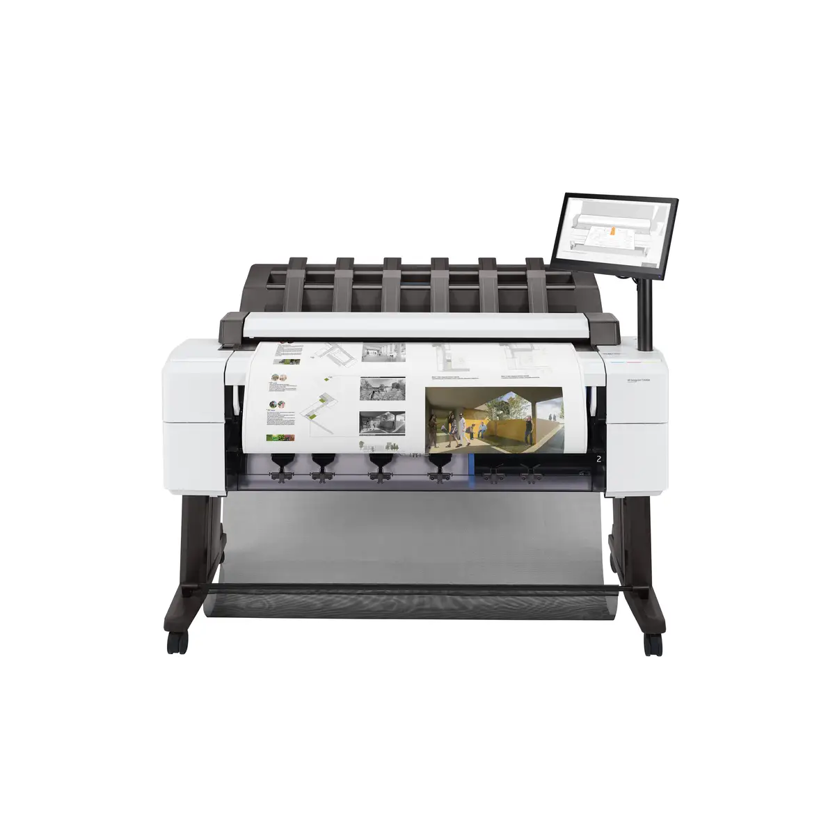 HP DesignJet T2600dr PostScript 914 mm (36") Multifunktionsdrucker Farbe Tintenstrahl 914 x 8000 mm 610 x 15000 mm (Original) Rolle (91,4 cm x 91,4 m) 914 x 1219 mm (Medien) bis zu 0.32 Min./Seite (Drucken) 2 R