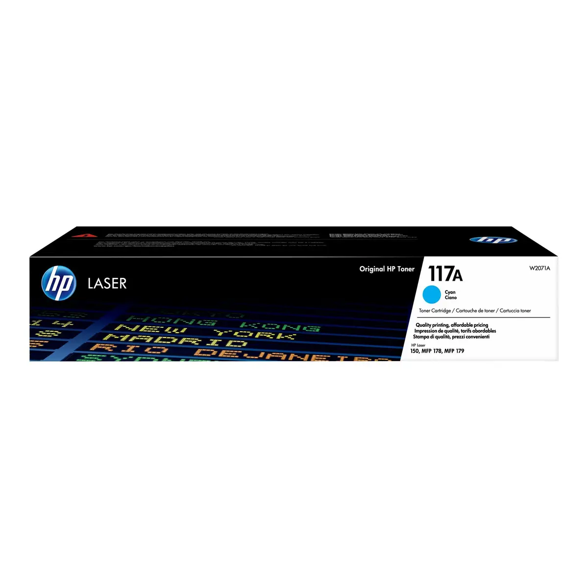 Toner W2071A 117A ca. 700 Seiten cyan