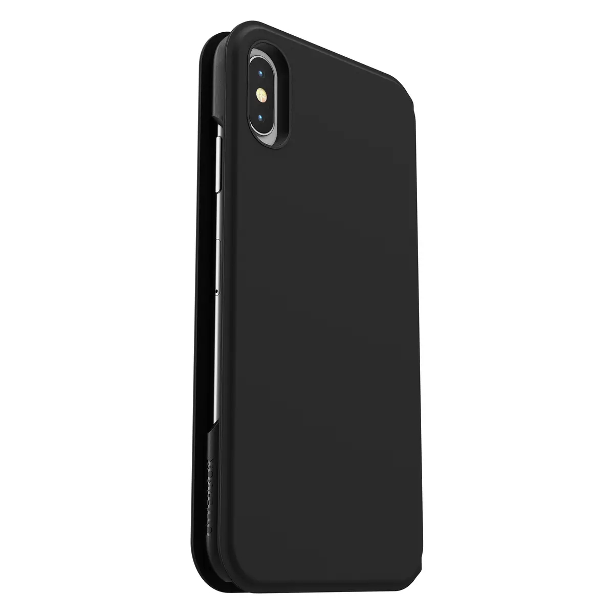 Strada Via Smartphonehülle für Apple iPhone Xs Max Black