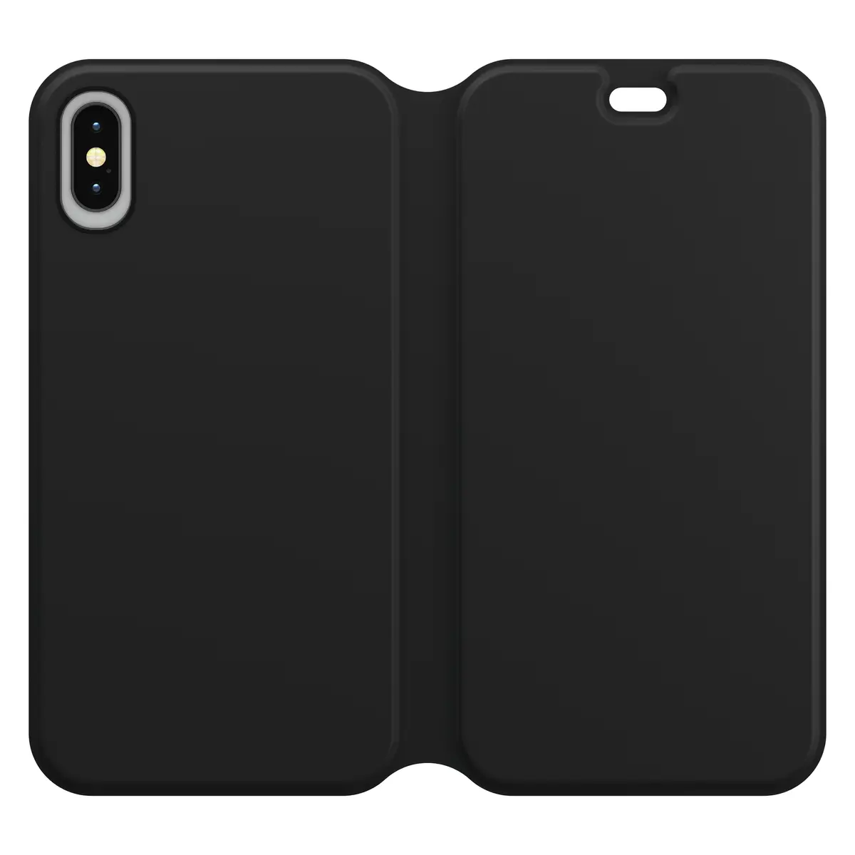 Strada Via Smartphonehülle für Apple iPhone Xs Max Black
