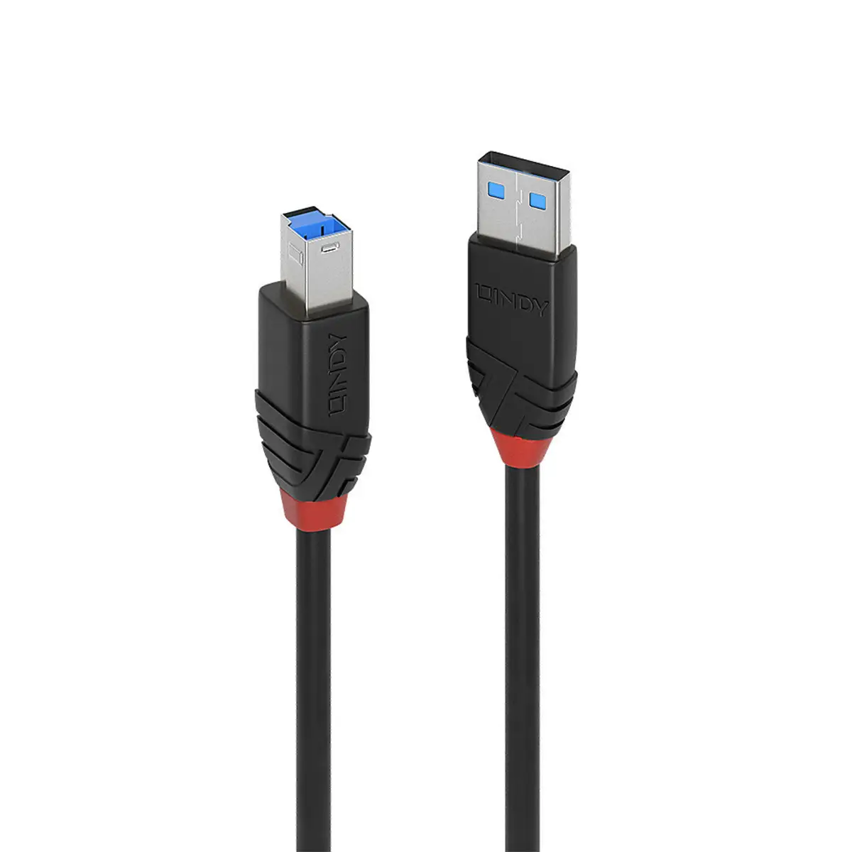 USB Kabel USB-A/USB-B Stecker/Stecker Schwarz 10m