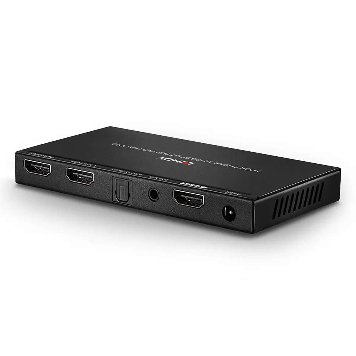2 Port HDMI 2.0 18G Splitter mit Audio