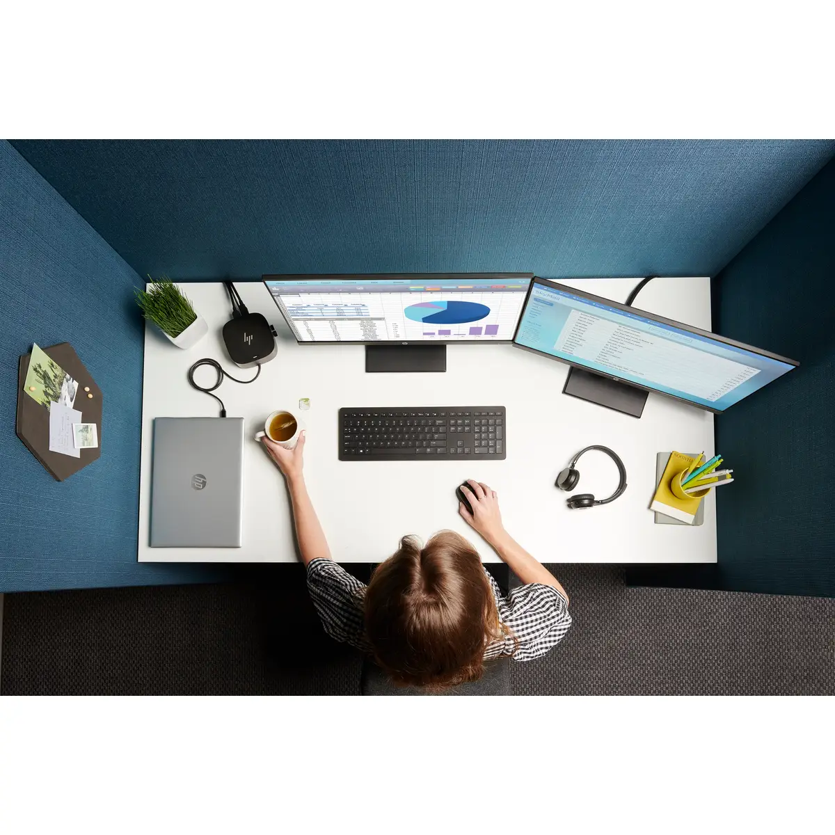 USB-C-Dockingstation G5, Kabelgebunden, USB 3.2 Gen 1 (3.1 Gen 1) Type-C, Schwarz, China, HP, ProBook 450 G7 Notebook PC, ProBook 440 G7 Notebook PC, ProBook 430 G7 Notebook PC, ZHAN 66 Pro 14...