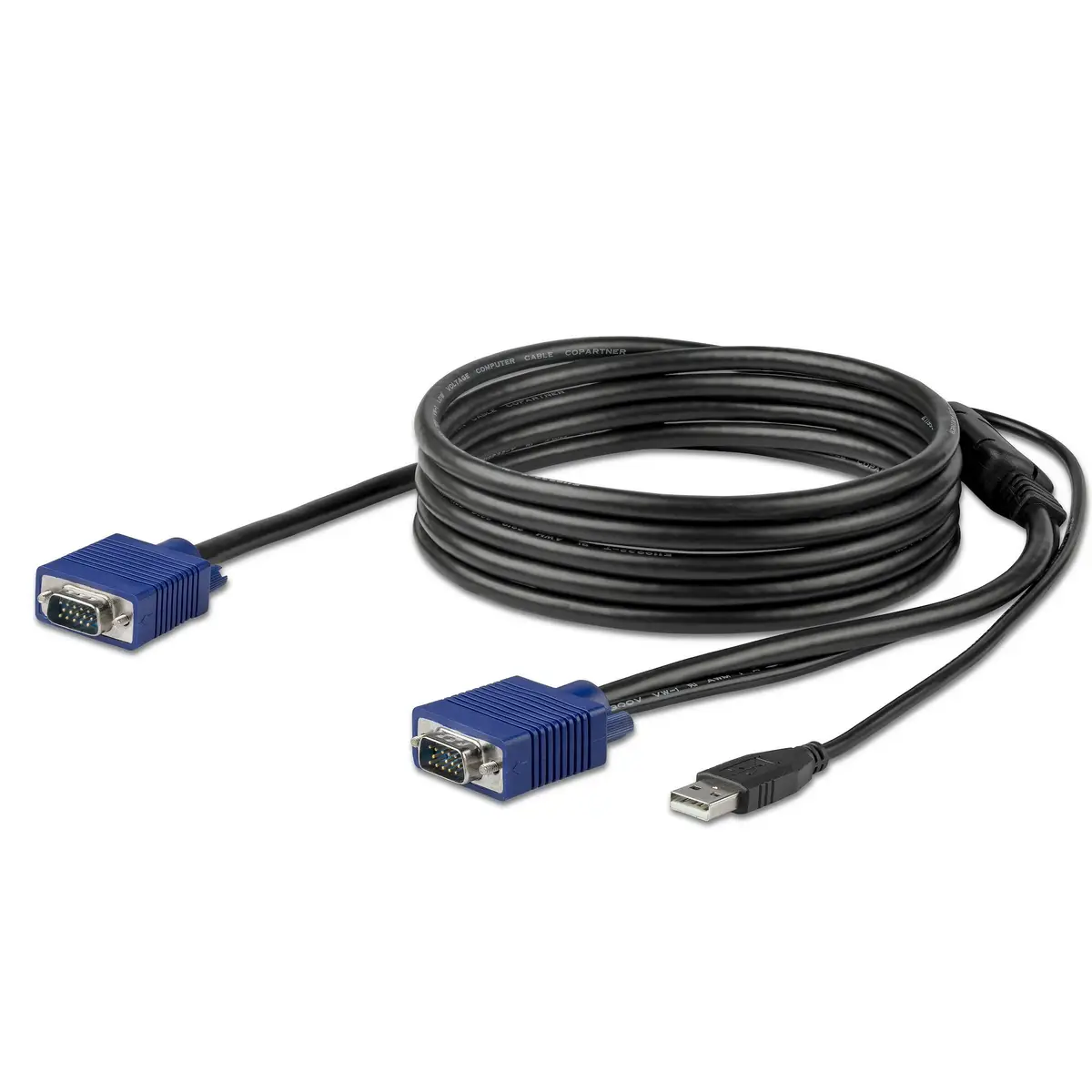 KVM Kabel für Rackmount-Konsolen VGA- und USB-Konsolenkabel 3 m
