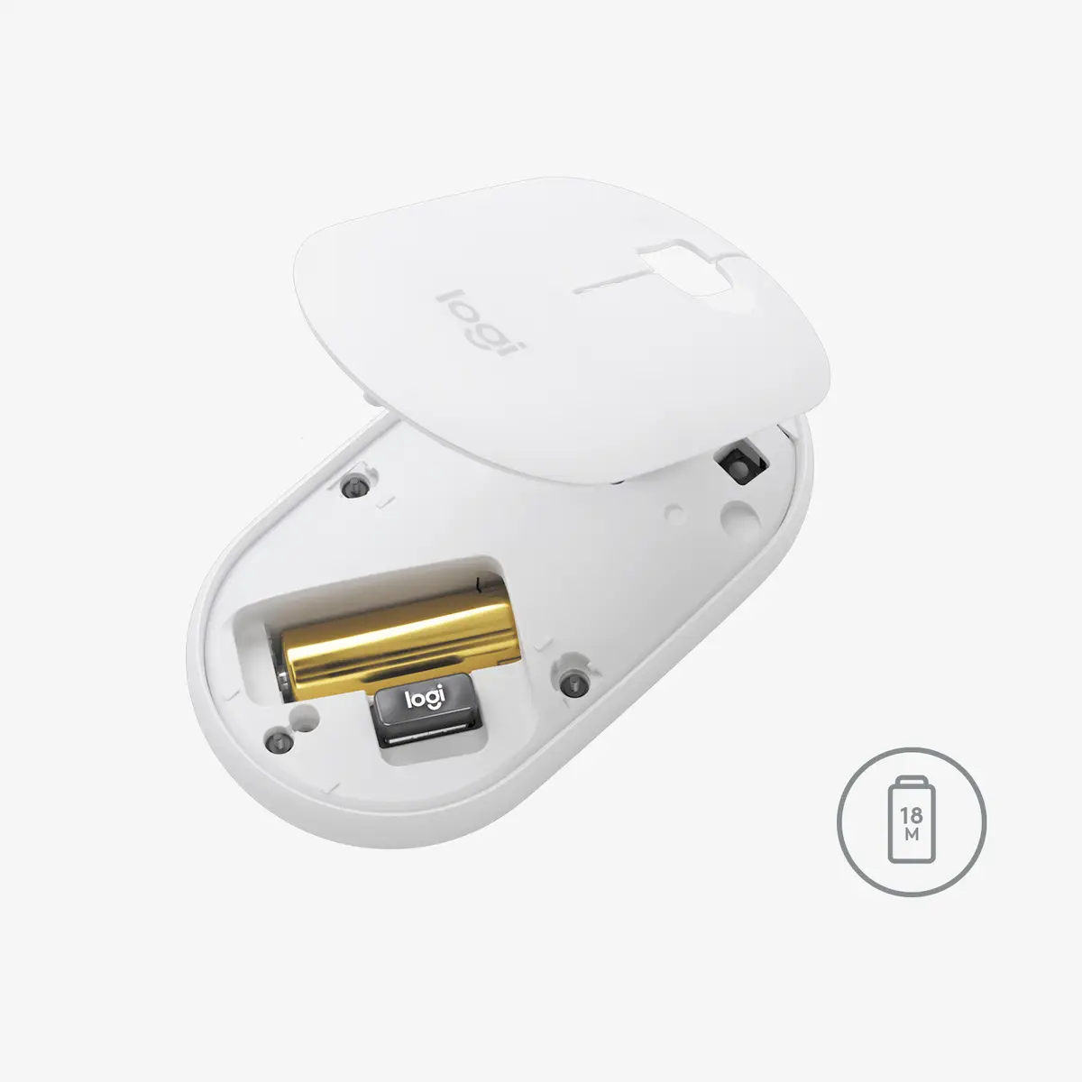 Pebble M350 Wireless Bluetooth Maus Graphit inkl. USB Empfänger