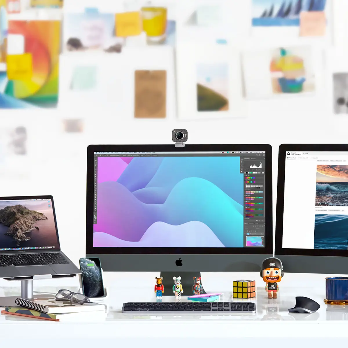 MX Master für MAC 3 Maus Wireless Grau inkl. Wireless Empfänger