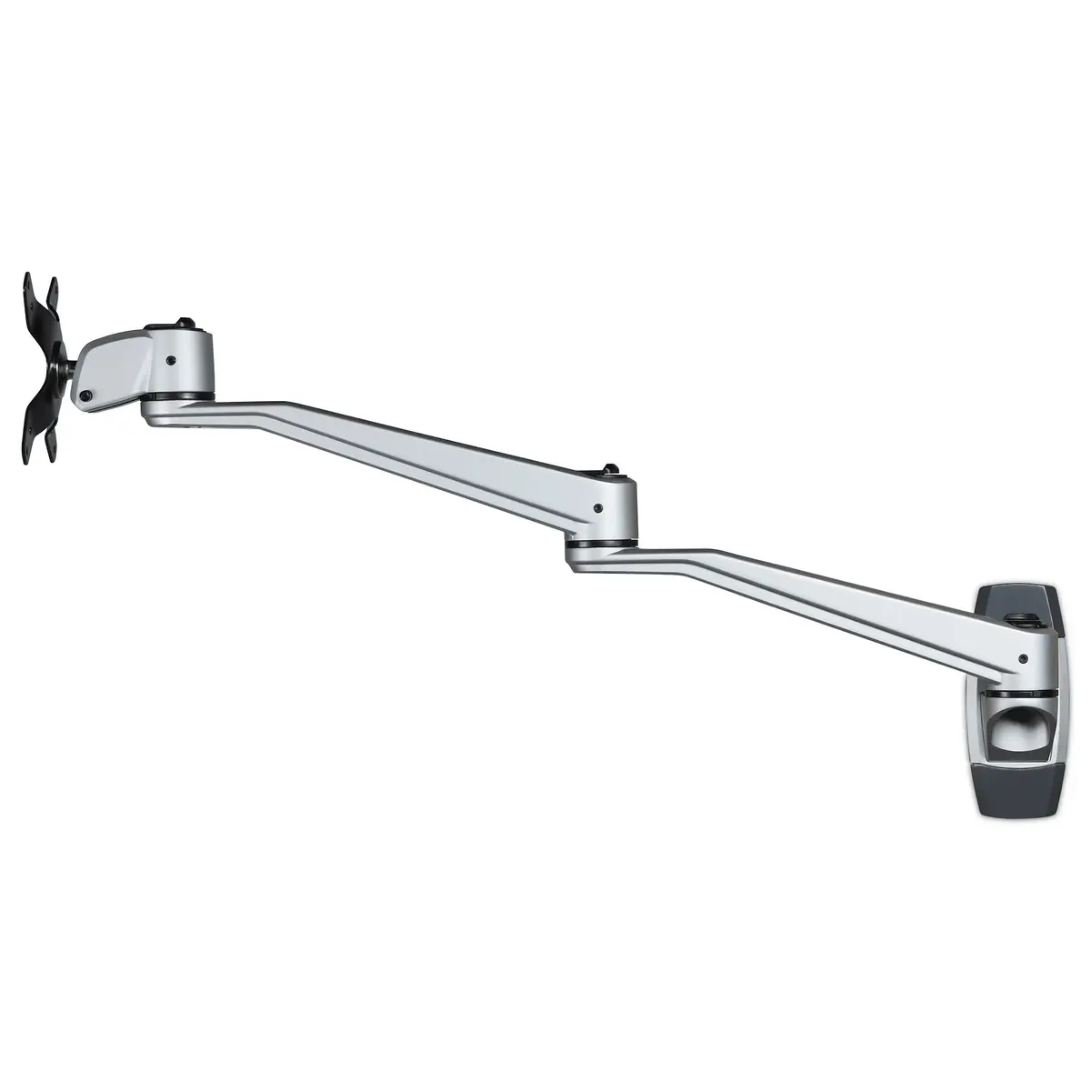 Monitorarm zur Wandmontage 52cm langer Schwenkarm für bis zu 30" VESA-Monitore