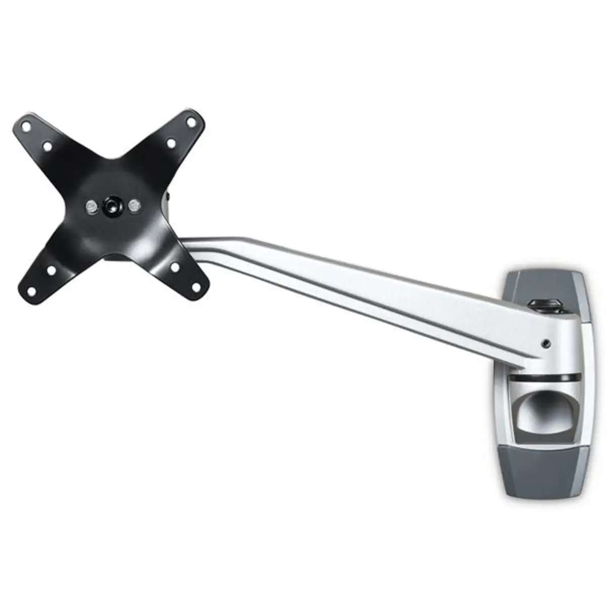 Monitorarm zur Wandmontage 26cm langer Schwenkarm für bis zu 30" VESA-Monitore