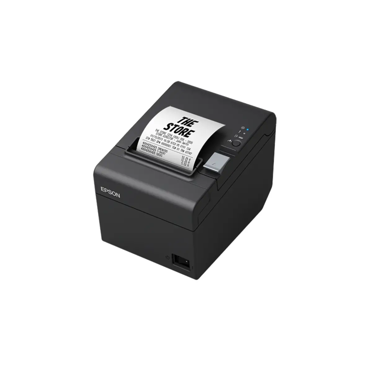 Epson TM T20III Belegdrucker Schwarz 8 Punkte/mm (203dpi), variable Papierbreite (58/80mm), Geschwindigkeit (max.): 250mm/Sek., USB, Ethernet, Cutter, ESC/POS, inkl.: Kabel (USB), Netzteil, Netzkabel (EU), Wand