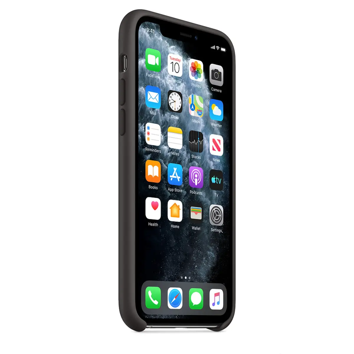 Silikon Case für iPhone 11 Pro Schwarz