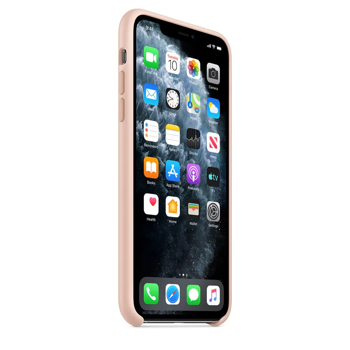Silikon Case für iPhone 11 Pro Max Sandrosa