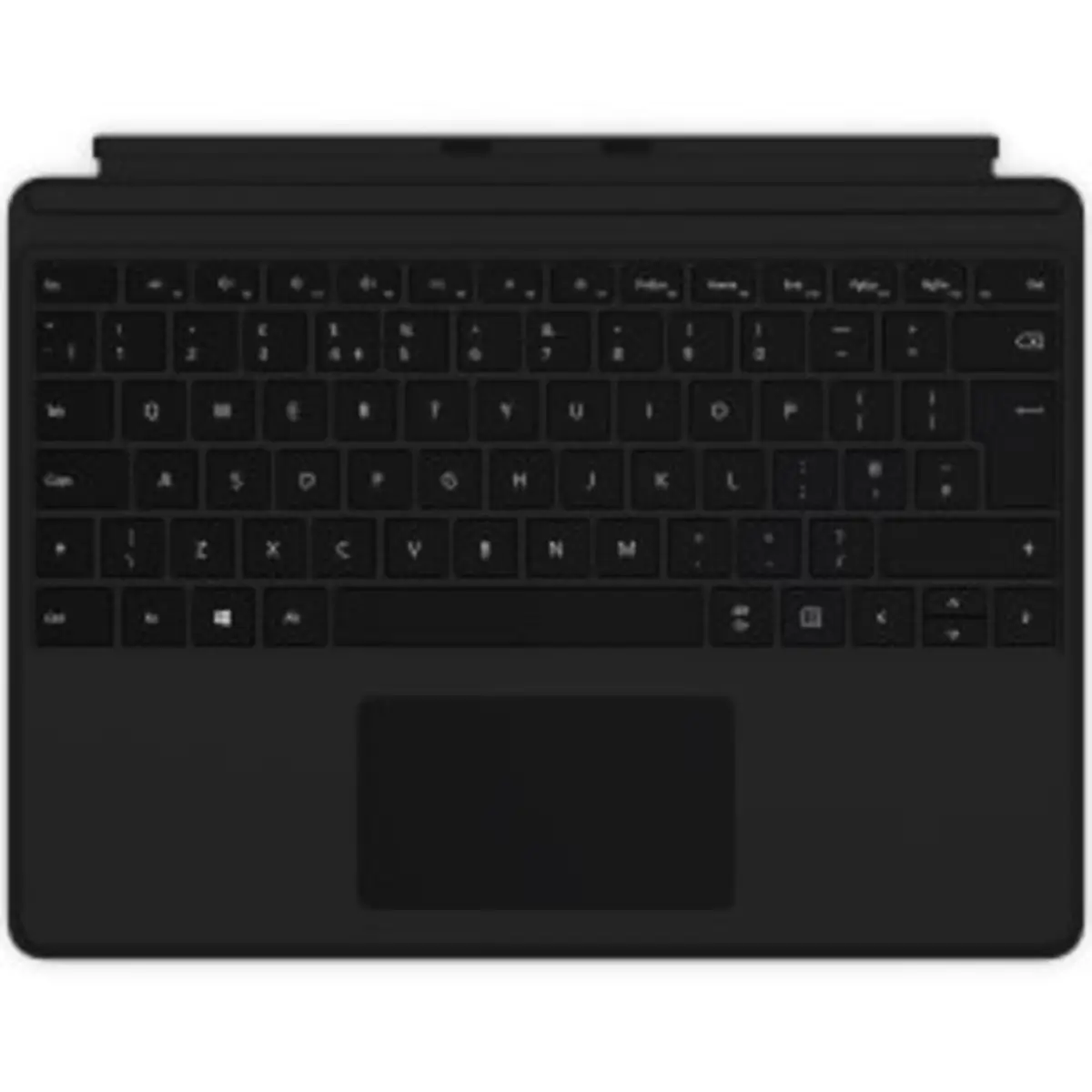 Surface Pro X Keyboard schwarz Layout deutsch