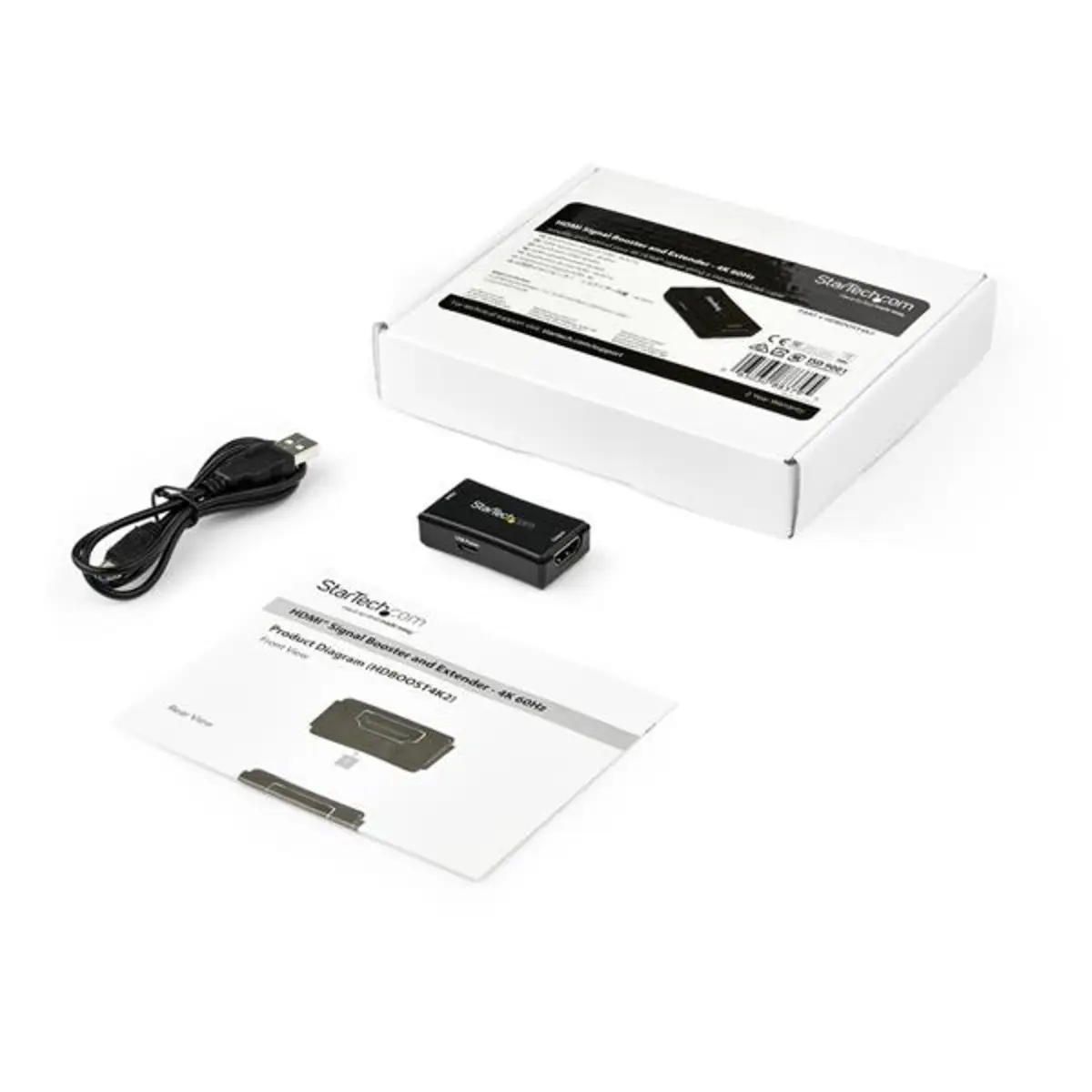 HDMI Signal Booster 4K 60Hz Stromversorgung über USB HDMI-Verstärker 14 m