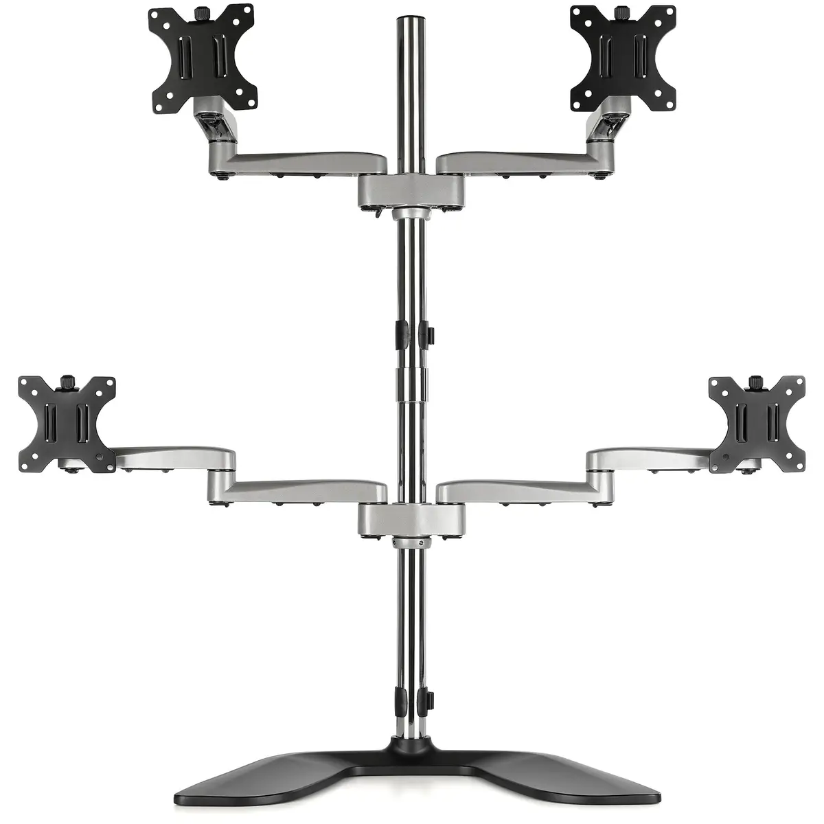 Monitorhalterung für vier Bildschirme Standfuß für bis zu 32" VESA-Monitore