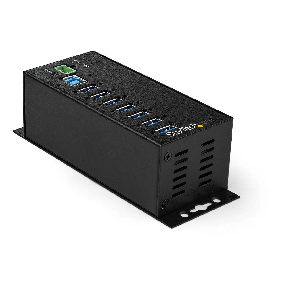 Industrieller USB 3.0-Hub 7 Ports und externes Netzteil Überspannungsschutz